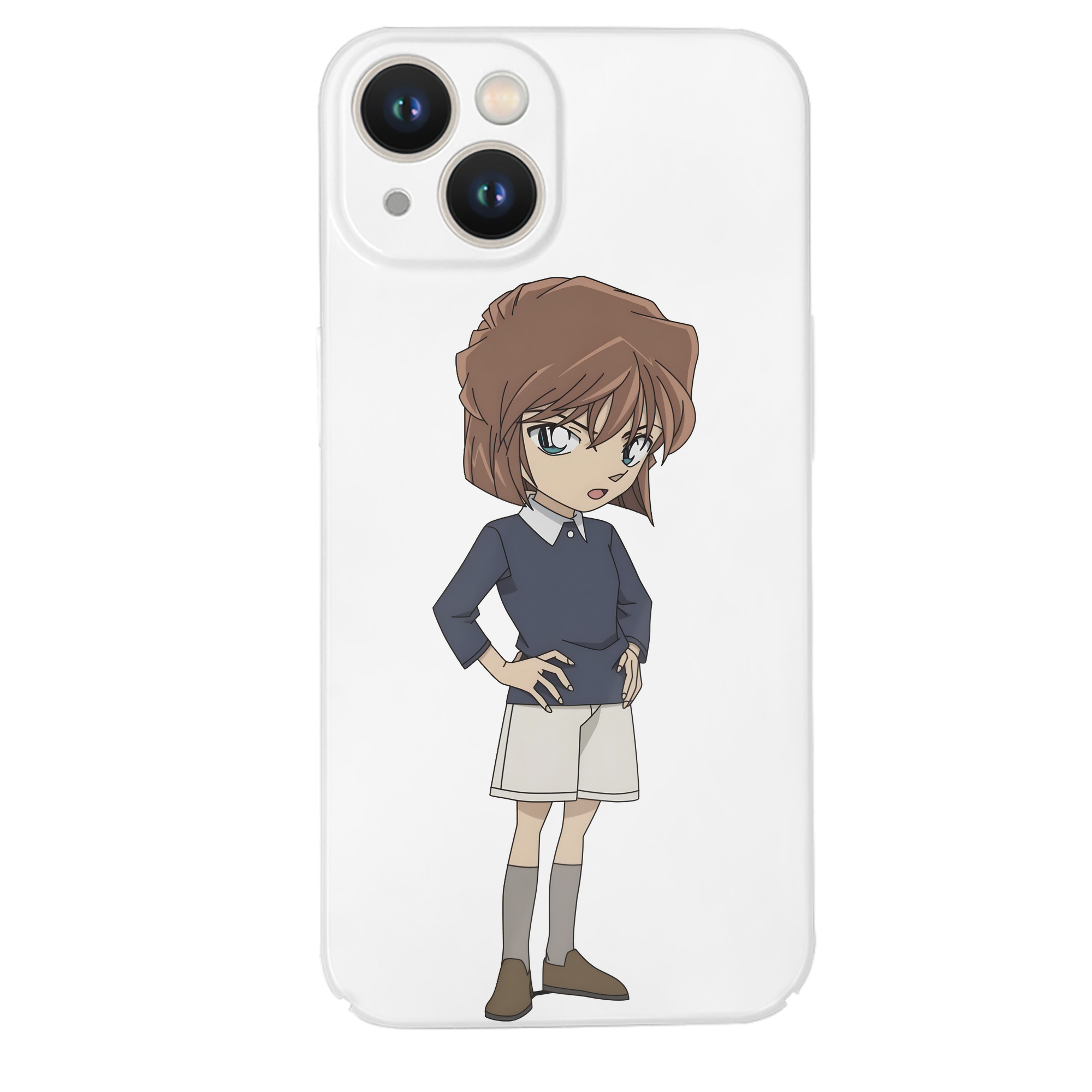 （画像用） 名探偵コナン 灰原 哀 はいばら あい Detective Conan Anita Hailey、Vi Graythorn Haibara Ai 【iPhone 14シリーズ対応】ハードケース